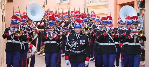 Concerto della banda dei carabinieri di Monaco al Palazzo del Parco di Bordighera