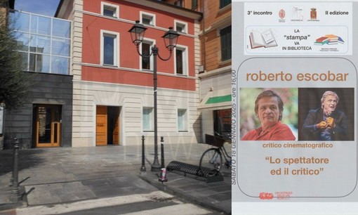 Ventimiglia, Roberto Escobar ospite a “La stampa va in Biblioteca” (Foto)