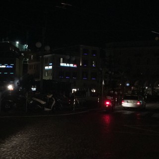 Sanremo: black out in piazza Colombo, accertamenti in corso per risalire alle cause del guasto