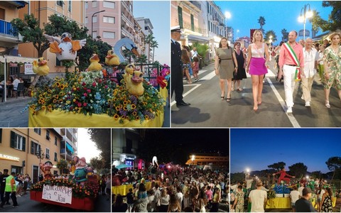 Carri, musica e coriandoli: una folla alla Battaglia di Fiori Kids a Ventimiglia (Foto e video)