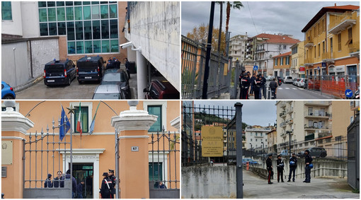 Luca Dolce a processo, presidio degli anarchici davanti al tribunale di Imperia (foto e video)