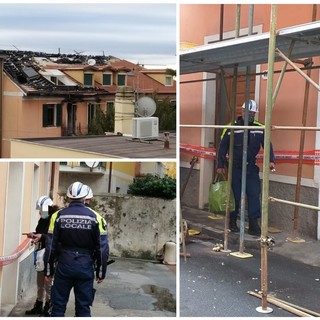 Diano Marina, potrebbe riaprire oggi pomeriggio l'aurelia chiusa dopo l'incendio di martedì