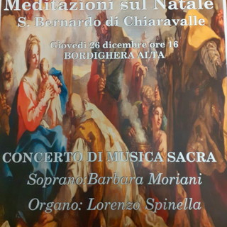 Bordighera. giovedì prossimo, concerto di Musica Sacra nella chiesa di Santa Maria Maddalena