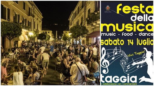 A Taggia è tutto pronto per la Festa della Musica, dalle 18 cibo tipico nei locali ed esibizioni live con i gruppi