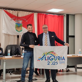 “Liguria Regione Europea dello Sport 2025”, Vallecrosia riceve la bandiera ufficiale (Foto e video)