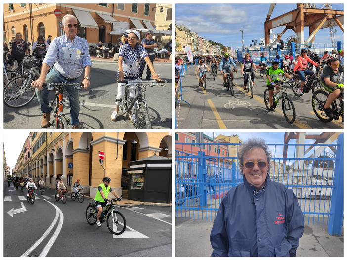 In 500 partecipano a 'Imperia in bicicletta', Scajola: &quot;La nostra città contribuisca a migliorare la difficoltà del cambiamento climatico&quot; (foto e video)