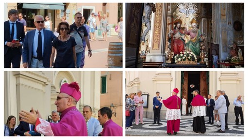 Festa di San Giovanni Battista, patrono di Oneglia: Messa presieduta dal vescovo Borghetti (foto)