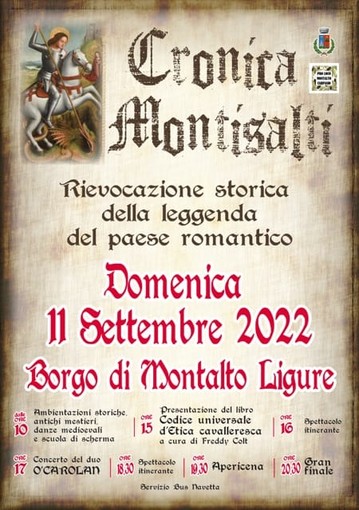 Viaggio nel passato a Montalto con 'Cronica Montisalti', per tutto il giorno spettacoli a tema medievale