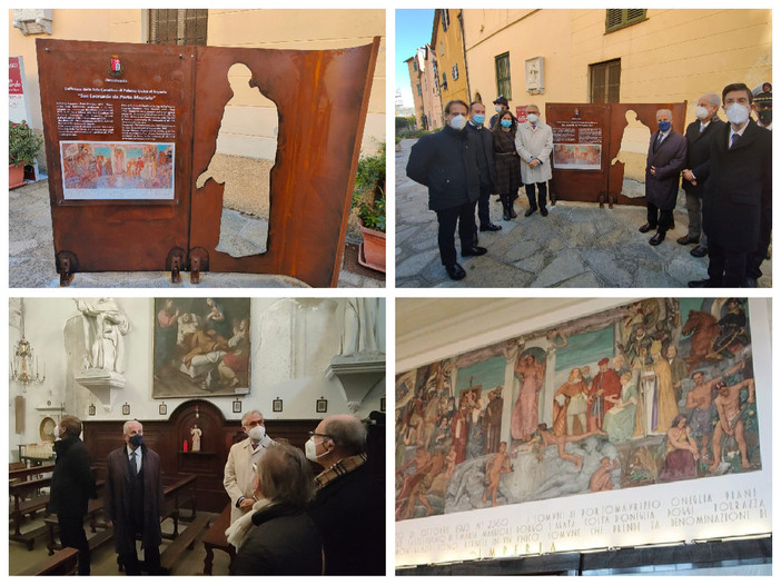 Imperia, al via il progetto delle installazioni artistiche in città, si parte dal Parasio con San Leonardo, Roggero: &quot;Un modo nuovo per raccontare la nostra storia&quot; (foto e video)