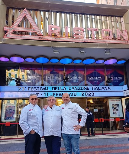 Sapori di Liguria al Festival con gli chef Giuseppe Colletti, Gabriele Gianotti e Salvatore Campobello.