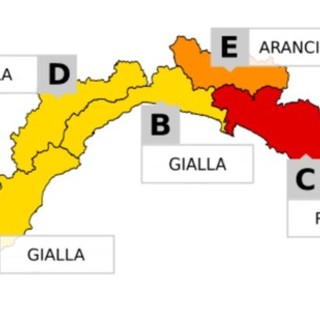 Allerta meteo: sale a rosso il livello nel levante ligure