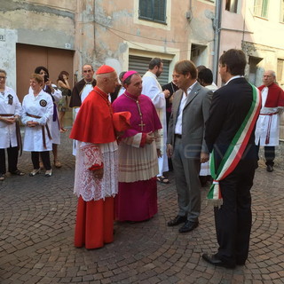 Camporosso: anche il Cardinal Bagnasco alla cerimonia per i 150 anni dalla morte del 'Padre Santo' (foto e video)