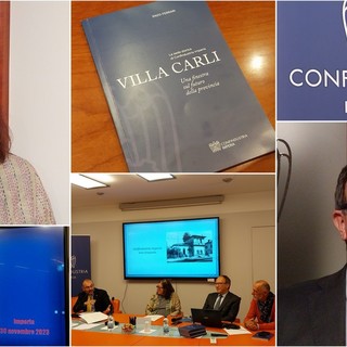 Confindustria Imperia, presentato il libro di Enzo Ferrari dedicato a Villa Carli (foto e video)