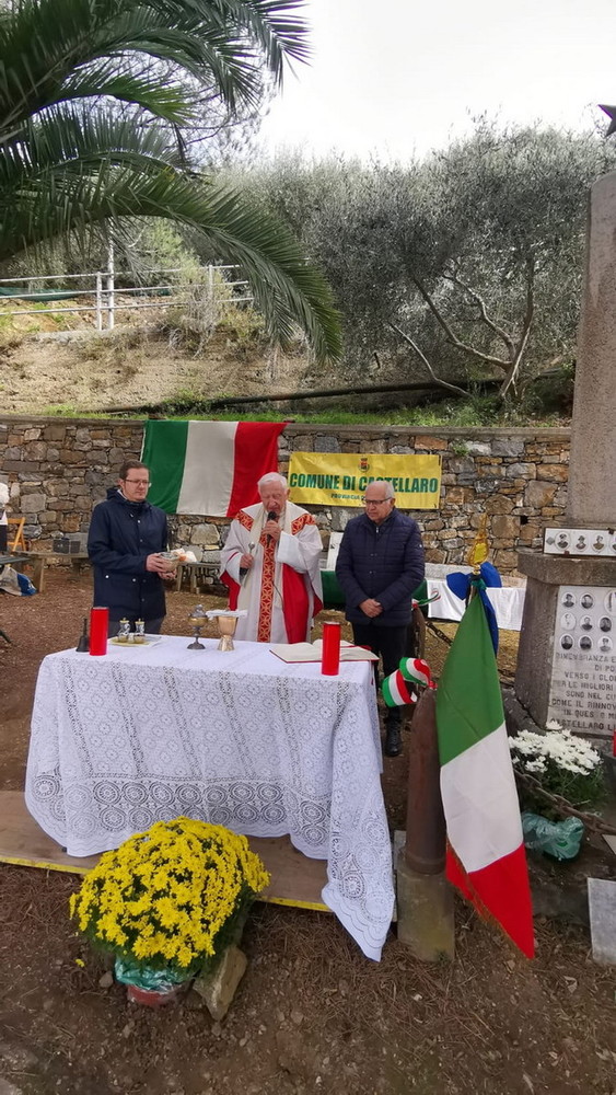 Castellaro: celebrato il 4 novembre e il Centenario del parco delle rimembranze