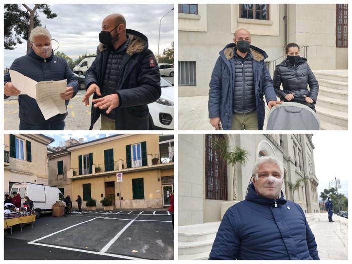 Imperia: sit-in di Mohamed in Comune &quot;Chiedo buonsenso. Voglio solo lavorare e mantenere la mia famiglia con dignità&quot; (foto e video)