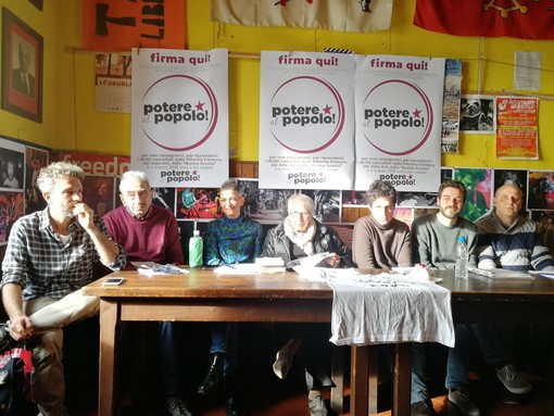 Imperia: i candidati di ‘Potere al Popolo’ della nostra provincia per le prossime elezioni politiche si presentano (Foto e Video)