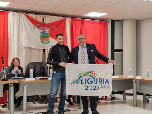 “Liguria Regione Europea dello Sport 2025”, Vallecrosia riceve la bandiera ufficiale (Foto e video)