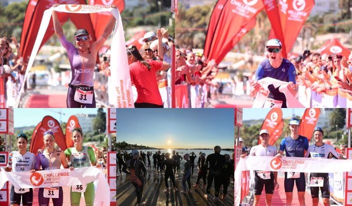 Challenge Sanremo, Sperl e Nieuwoudt dominano la 2ª edizione del Triathlon Internazionale su distanza media (Foto)