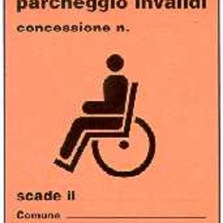 Il vecchio contrassegno disabili