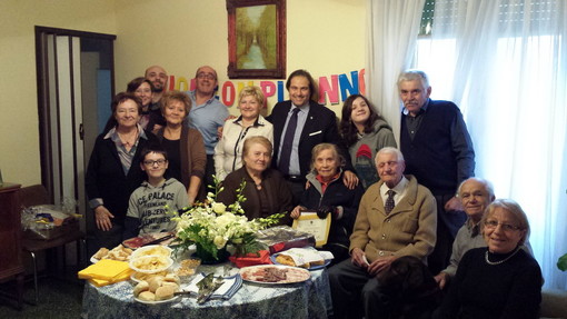 Sanremo: festa per i 100 anni della concittadina Paola Masic, gli auguri del Comune
