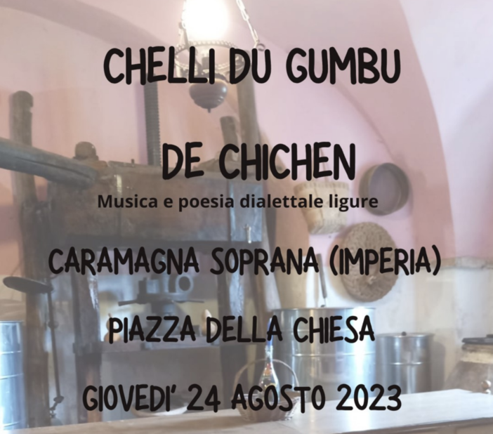 A Caramagna musica e poesia dialettale con Chelli du gumbu de Chichen