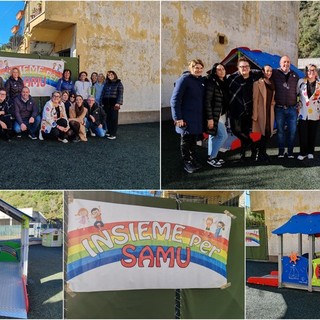 Scuola in festa, Soldano inaugura la casetta gioco inclusiva per Samu (Foto e video)