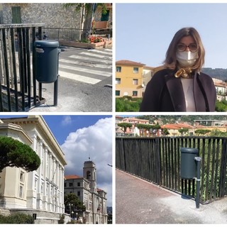 Imperia punta al decoro urbano, avviata l'installazione di 100 nuovi cestini. Il monito dell'assessore Gandolfo: &quot;Non si deve mettere la spazzatura di casa&quot;