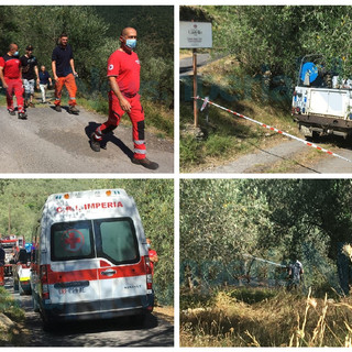 Chiusanico: danno fuoco ad alcune sterpaglie in campagna, l'incendio investe una 73enne che muore ustionata (Foto e Video)