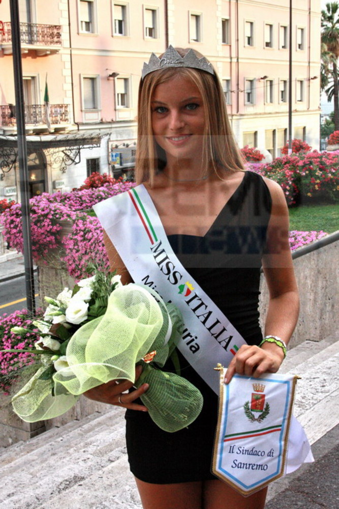 Sanremo: oggi l'amministrazione ha salutato Cecilia Anfossi, la matuziana che porterà la Liguria a Miss Italia