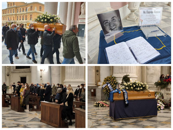 Imperia, la città intera dà l'ultimo saluto ad Eugenio Minasso: &quot;La sua vita eterna non avrà fine. Ha amato tanto questa terra&quot; (foto e video)