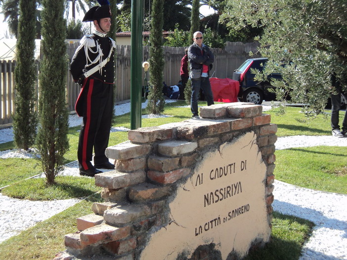 Questa sera alle ore 21 su Imperia Tv la cerimonia del monumento ai caduti di Nassiriya sulla pista ciclabile a Sanremo