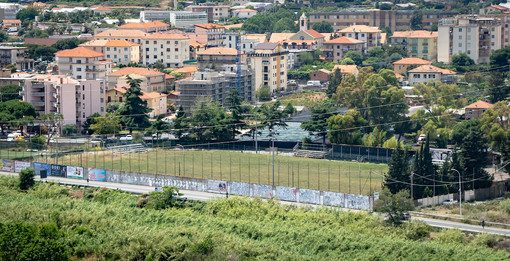 Lo stadio 'Ezio Sclavi' di Arma di Taggia