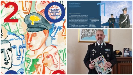 Imperia, presentato il calendario storico dell'Arma dei Carabinieri, il colonnello Morganti: &quot;Noi siamo sempre per e tra la gente&quot; (foto e video)