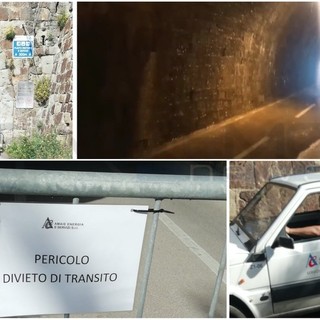 Sanremo: dopo 8 giorni riapre la galleria sulla ciclabile ma sarà monitorata costantemente