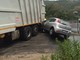 Imperia: camion Teknoservice travolge un'auto con dentro un dipendente e la recinzione del capannone Tradeco