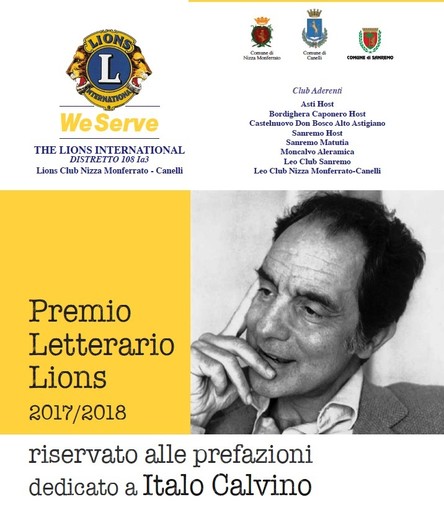 Scadrà il prossimo 31 gennaio il termine per il concorso riservato alle prefazioni dedicate a Italo Calvino