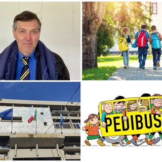 Diano Marina, Comune e Asl1 al lavoro per il progetto 'Pedibus' rivolto ai piccoli alunni. Il dg Falco: &quot;Attività sana che favorisce la socializzazione&quot;