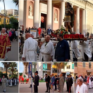 Imperia, le celebrazioni per San Maurizio con la tradizionale processione (foto e video)