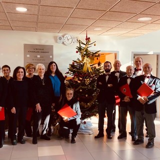 Concerto Coro Polifonico Città di Ventimiglia presso le scuole St. Agnes di Menton