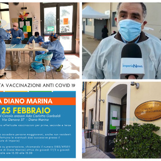 Covid, tornano le vaccinazioni di prossimità a Diano Marina. Amoretti (Asl 1): &quot;Iniziativa aperta a tutti, anche a turisti e villeggianti&quot;