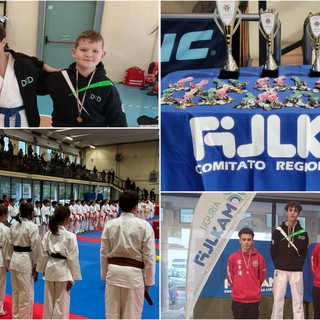 Karate, pieno di medaglie per il DKD di Diano Marina al Trofeo Liguria (foto)