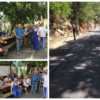 Montalto e Carpasio: sindaci e volontari insieme per ripulire la SP21, la manutenzione non veniva fatta da 20 anni