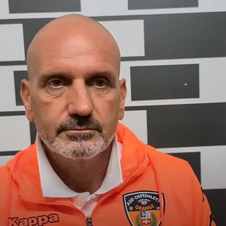 Calcio, Ospedaletti. Caverzan promuove lo stesso gli orange dopo la sconfitta di Albenga: &quot;Buona gara, siamo andati oltre alle nostre possibilità attuali&quot; (VIDEO)