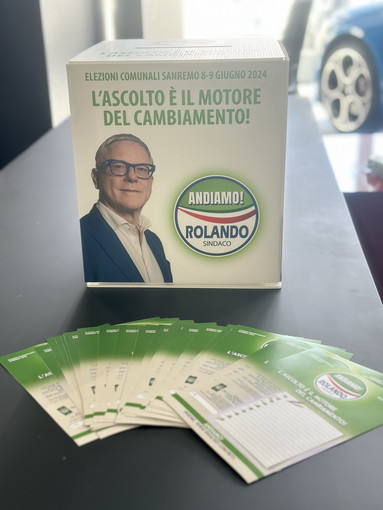 Elezioni Sanremo: 'Andiamo!' prosegue la campagna di ascolto, cinquanta punti dove lasciare le proprie segnalazioni