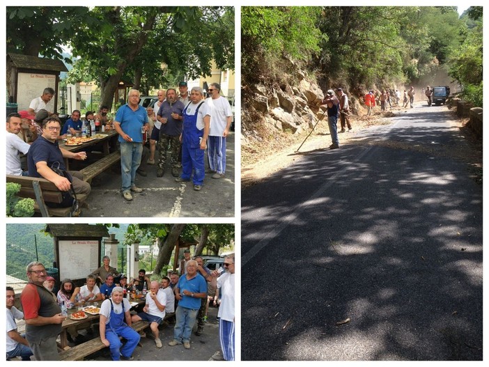 Montalto e Carpasio: sindaci e volontari insieme per ripulire la SP21, la manutenzione non veniva fatta da 20 anni