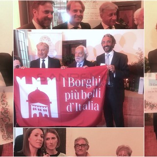 Su Taggia sventola la bandiera de 'I Borghi più belli d'Italia' ieri la consegna ufficiale del prestigioso vessillo