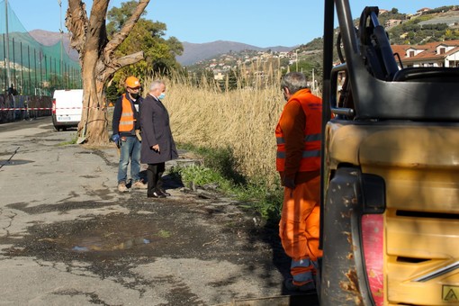 Imperia: sopralluogo del sindaco Scajola al cantiere di Piani: &quot;Intervento da quasi due milioni e mezzo di euro&quot;