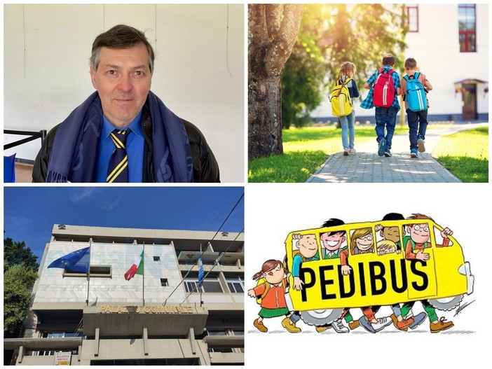 Diano Marina, Comune e Asl1 al lavoro per il progetto 'Pedibus' rivolto ai piccoli alunni. Il dg Falco: &quot;Attività sana che favorisce la socializzazione&quot;