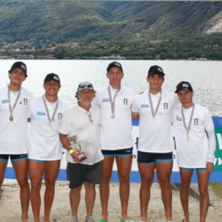 Tricolori Coastal: Murcarolo campione d’Italia nel 4 di coppia, poker di medaglie Sanremo