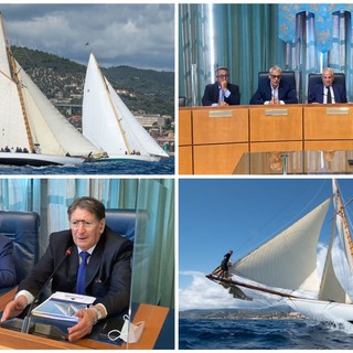 Le Vele d'epoca pronte a solcare il mare di Imperia, Scajola: &quot;Sarà l'edizione della ripartenza, la ripresa di una vita normale&quot; (foto e video)